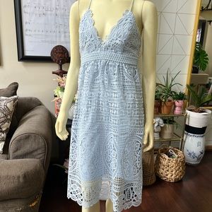 BARDOT LACE VERSAILLES DRESS